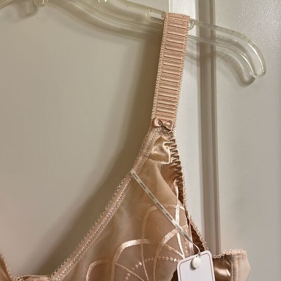 Elomi Cate Full Cup Banded Bra EL4030 Latte NEW Size 40I Underwire - Picture 7 of 14